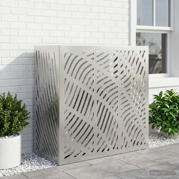 Copertura per condizionatore d'aria Argento 110 x 50 x 105 cm