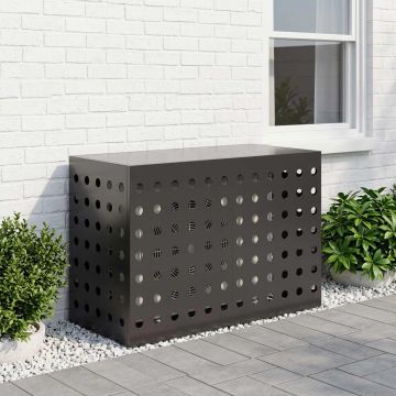 Copertura per condizionatore d'aria Nero 90 x 40 x 60 cm