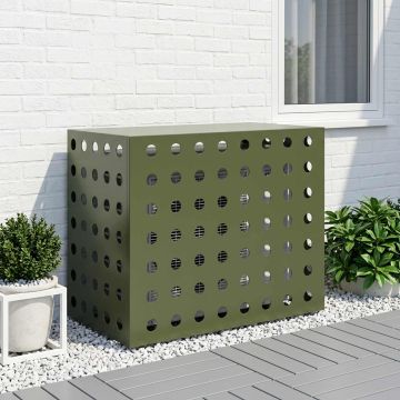 Copertura per condizionatore d'aria Verde Oliva Acciaio