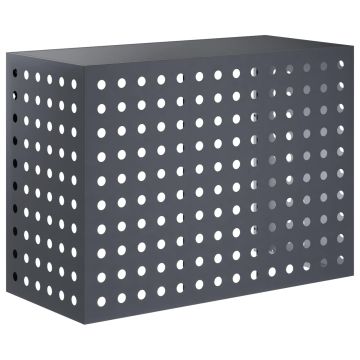 Copertura per condizionatore d'aria Antracite 110 x 50 x 80 cm