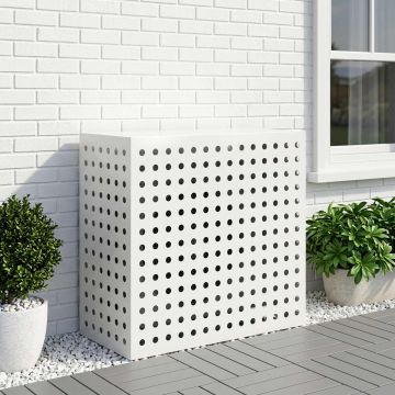 Copertura per condizionatore d'aria Bianco 110 x 50 x 105 cm