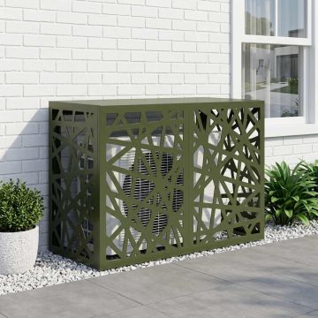 Copertura per condizionatore d'aria Verde Oliva 90 x 40 x 60 cm
