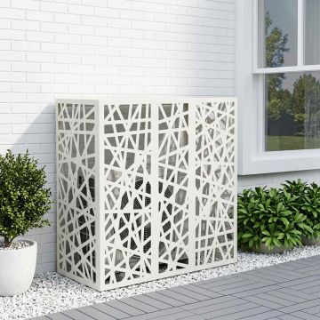 Copertura per condizionatore d'aria Bianco 110 x 50 x 105 cm