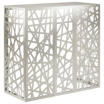 Copertura per condizionatore d'aria Argento 110 x 50 x 105 cm