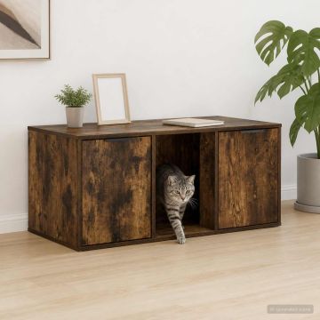 Mobile per gatti Rovere Fumo 100 x 49 x 45 cm