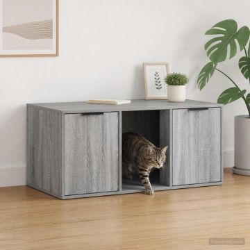 Mobile per gatti Sonoma grigio 100 x 49 x 45 cm