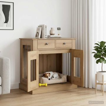 Mobile da cassa per cani Rovere Artigianale 80 x 47,5 x 80 cm