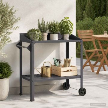 Tavolo da Vaso con Ruote 96 x 50 x 89 cm