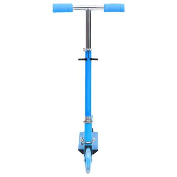 Monopattino Bambini 2 Ruote Manubrio Regolabile Alluminio Blu