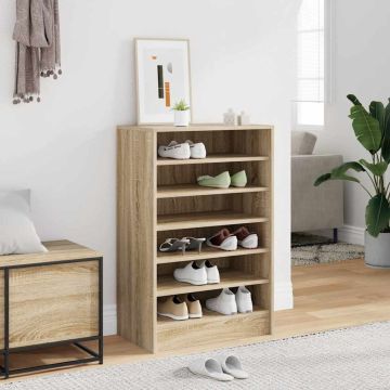 Armadi per scarpe 60 x 35 x 92 cm Rovere Sonoma