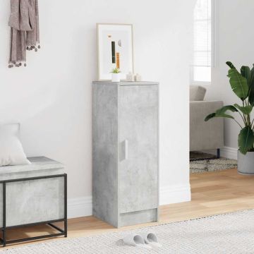 Armadi per scarpe 32 x 35 x 92 cm Grigio Cemento