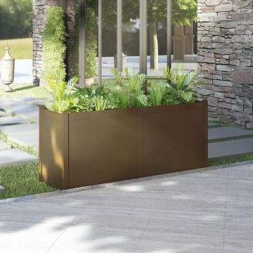 Fioriera da Giardino Ambra 150x50x70 cm Legno Massello di Pino