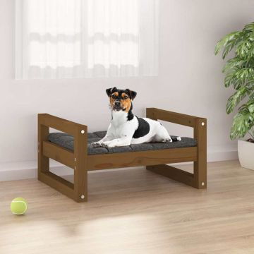Cuccia per Cani ambra 55,5x45,5x28 cm Legno Massello di Pino