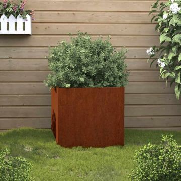 Fioriera 32x30x29 cm Acciaio Corten