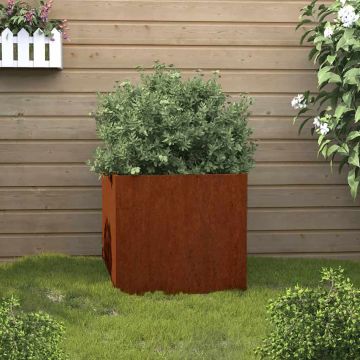 Fioriera 49x47x46 cm Acciaio Corten