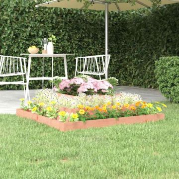 Fioriera 110x110x27 cm in Legno Massello di Douglas