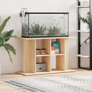Supporto per acquario in rovere Sonoma 100x40x60 cm in legno ingegnerizzato