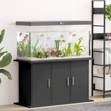 Supporto per Acquario 101x41x58 cm in Legno Multistrato Nero