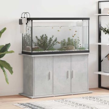Supporto per acquario in cemento grigio 101x41x58 cm in legno ingegnerizzato
