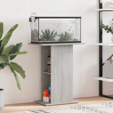 Supporto per Acquario 60,5x36x72,5 cm Multistrato Grigio Sonoma