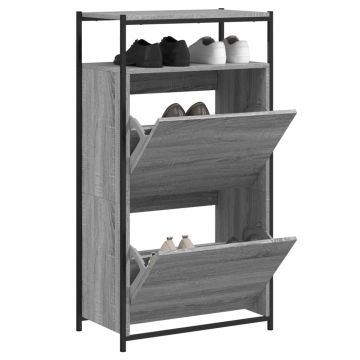 Mobile per scarpe Sonoma grigio