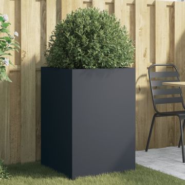 Fioriera Antracite 52x48x75 cm in Acciaio