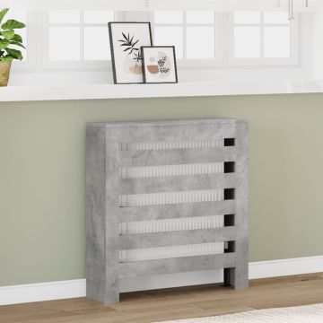 Copertura per radiatori Grigio Cemento 78 x 20 x 82 cm