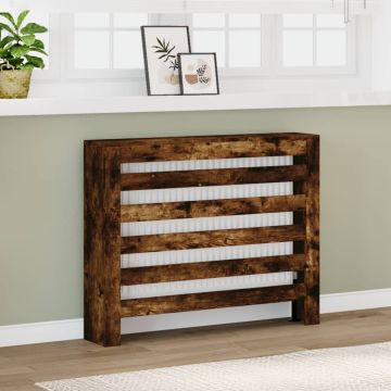 Copertura per radiatori Rovere Fumo 104 x 20 x 82 cm