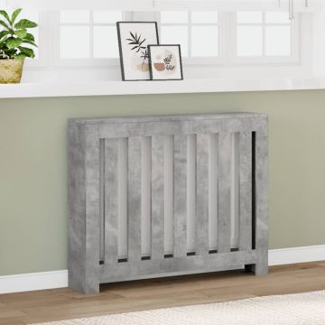 Copertura per radiatori Grigio Cemento 104 x 20 x 82 cm