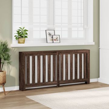 Copertura per radiatori Rovere Marrone Legno ingegnerizzato