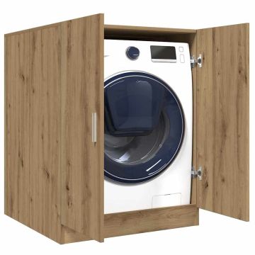 Mobile per Lavatrice Rovere Artigianale 70,5x71,5x91,5 cm