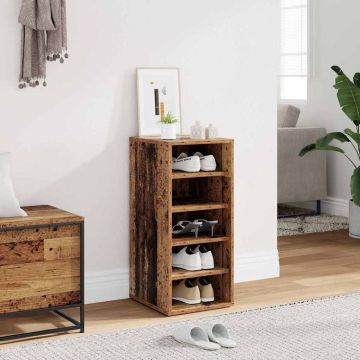 Mobile per scarpe 32 x 35 x 70 cm Legno antico