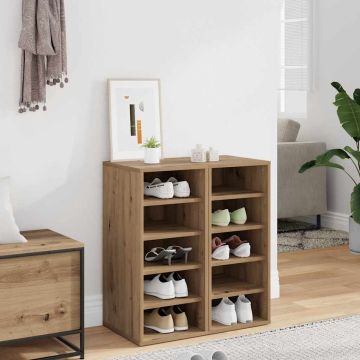 Mobile per scarpe 32 x 35 x 70 cm Rovere Artigianale