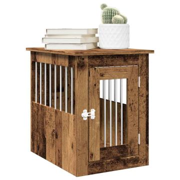 Gabbia Cani da Arredamento Legno Antico Legno Multistrato