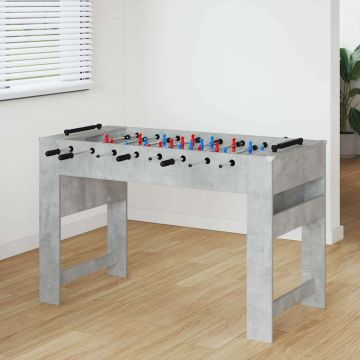 Tavolo da Calcio Balilla Grigio Cemento 125 x 60,5 x 80 cm