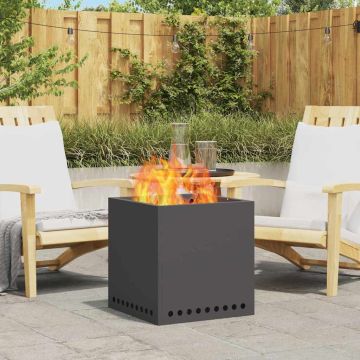 Ciotola per fuoco senza fumi Nero Acciaio Corten