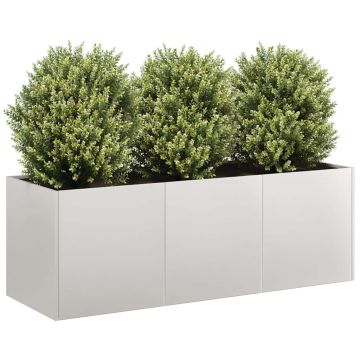 Fioriera 120x40x40 cm in Acciaio Inox