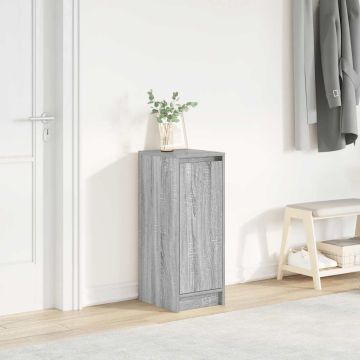 Scarpiera Grigio Sonoma 29,5x34x76 cm in Legno Multistrato
