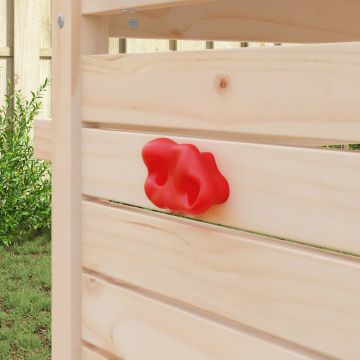 Presina da arrampicata 12 pz Rosso 100 x 67 x 43 mm PP