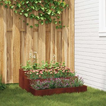 Vaso da giardino Ruggine 90 x 90 x 35 cm