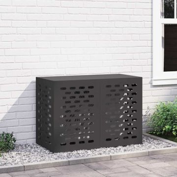 Copertura per condizionatore d'aria Nero 100 x 50 x 70 cm