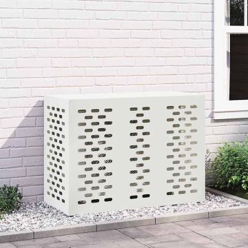 Copertura per condizionatore d'aria Bianco 110 x 50 x 80 cm