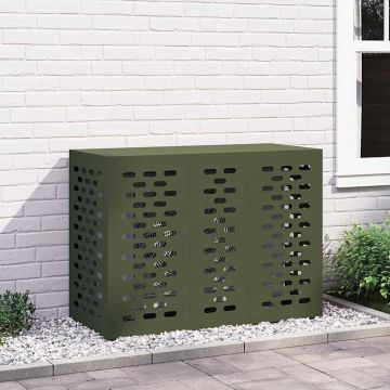 Copertura per condizionatore d'aria Verde Oliva Acciaio