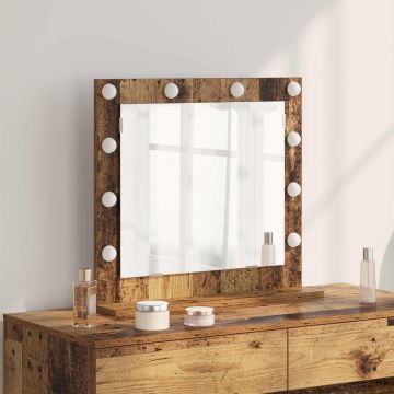 Specchio da Vanità Legno vecchio 60 x 55 x 18 cm Rettangolare