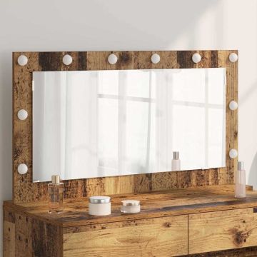 Specchio da Vanità Legno vecchio 100 x 55 x 18 cm Rettangolare