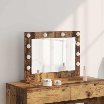 Specchio da Vanità Legno vecchio 60 x 45 x 18 cm Rettangolare