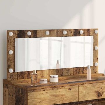 Specchio da Vanità Legno vecchio 100 x 45 x 18 cm Rettangolare