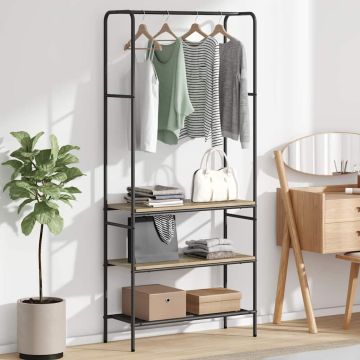 Stendibiancheria Rovere Sonoma 77 x 30 x 171 cm