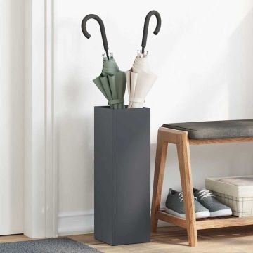 Stand per Ombrelli da Pioggia Antracite 15,5 x 15,5 x 49 cm