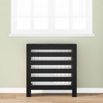 Copertura per radiatori Rovere Nero 78 x 20 x 82 cm